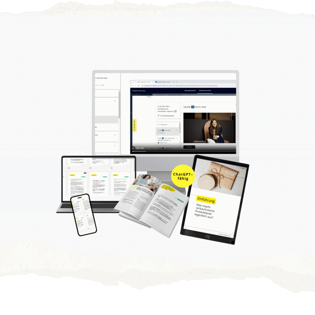 Mockup Produkttexte schreiben lernen und Vorlagen