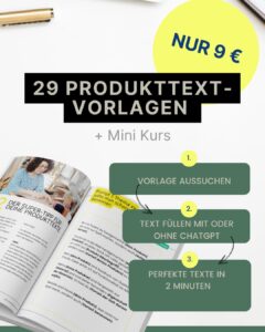 zeitmanagement tipps f&uuml;r kreative Produkttext Vorlagen um Zeit zu sparen