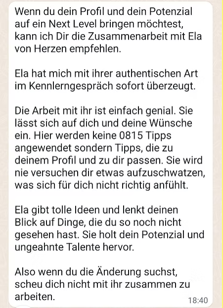 Kundenstimme Dein handmadecoach handgefertigtes Online verkaufen