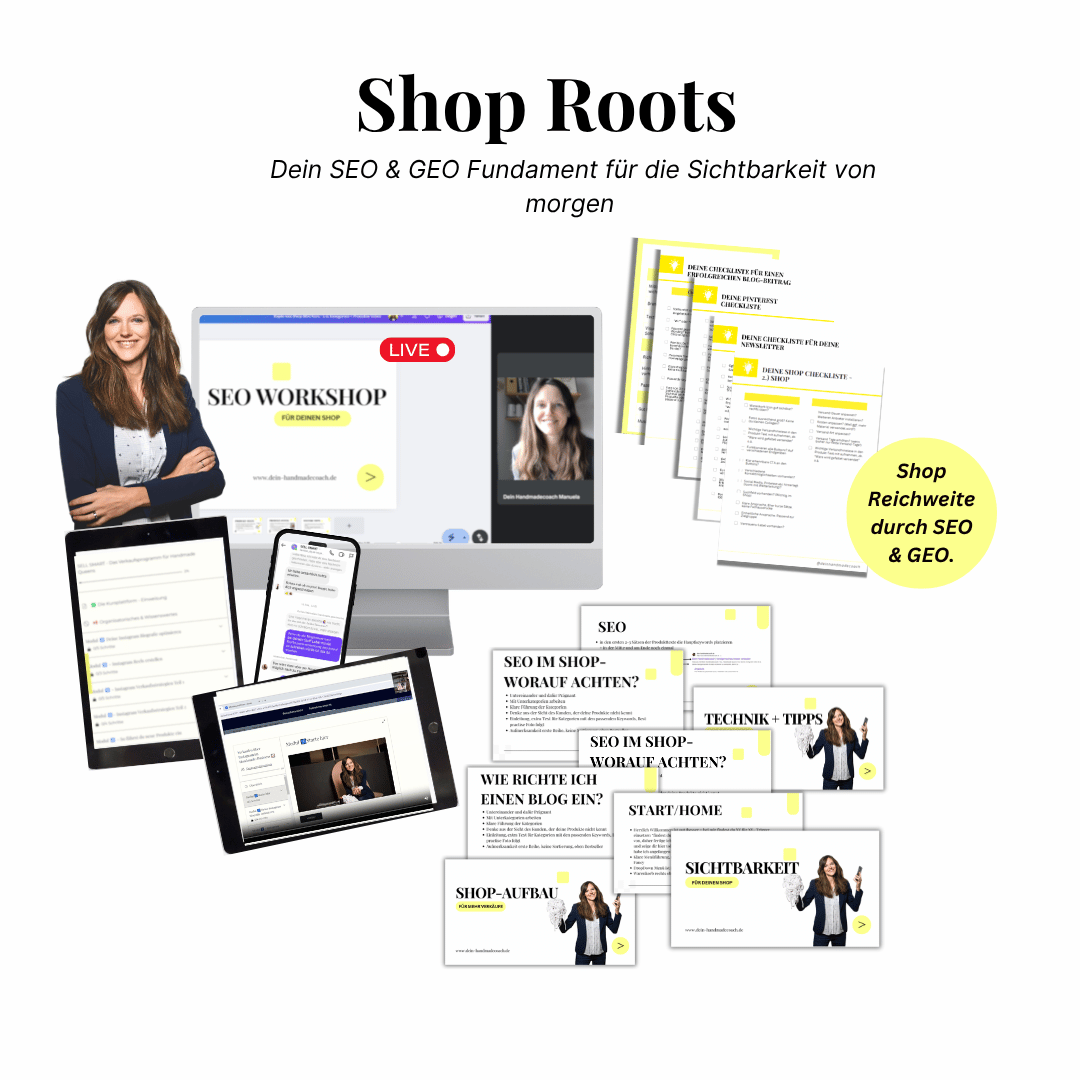 Shop Roots SEO Programm SEO Kurs für Onlineshops