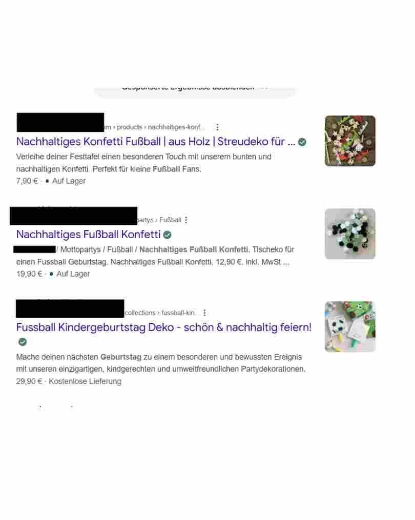 So sucht Google SEO VS GEO - Auszug aus der Google SEO Suche