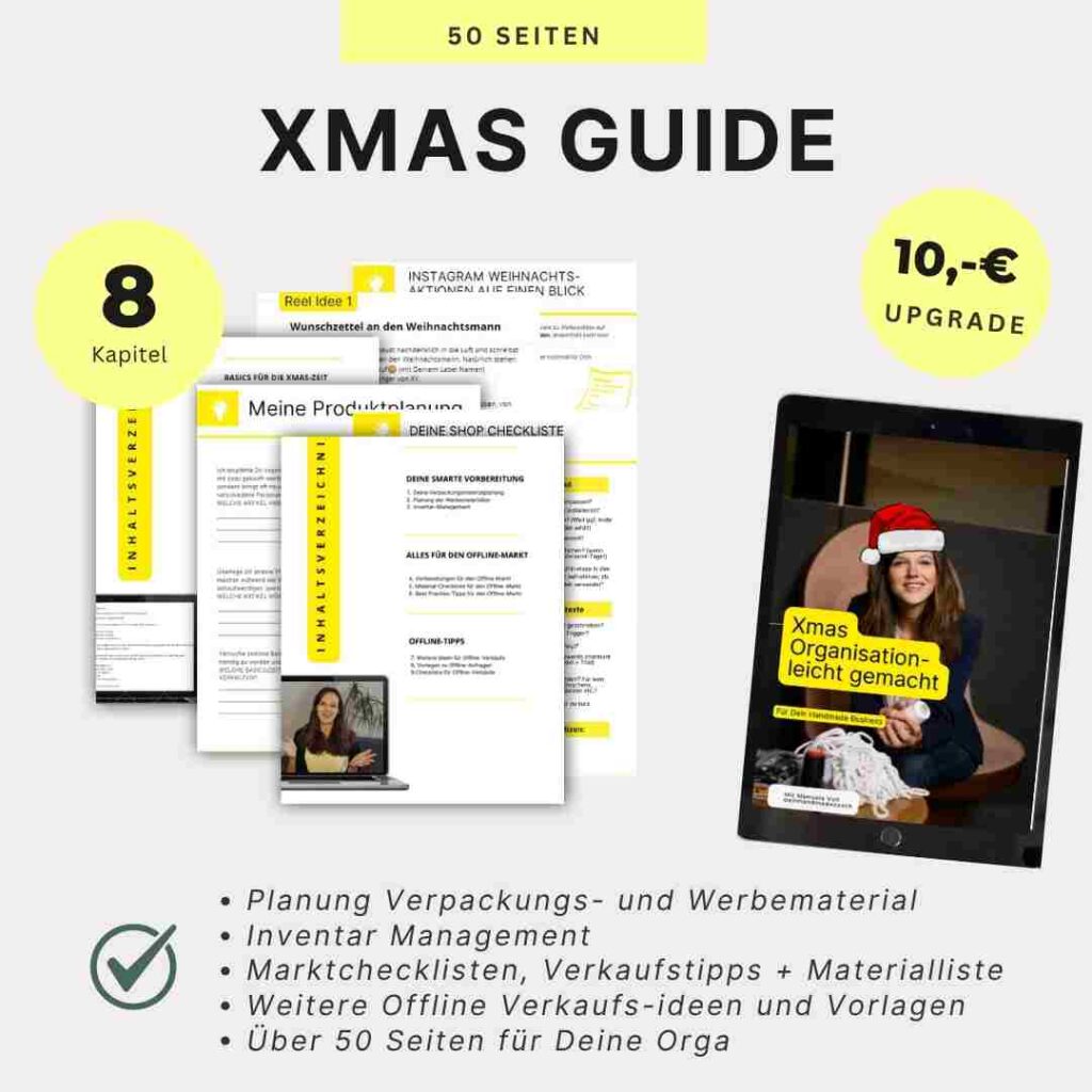 xmas Orga Guide Mehr Umsatz im Onlineshop an Weihnachten. Mockup